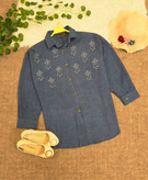 مدل مانتو زنانه نگین دار شانتون کوتاه