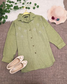 خرید مانتو زنانه نگین دار کوتاه