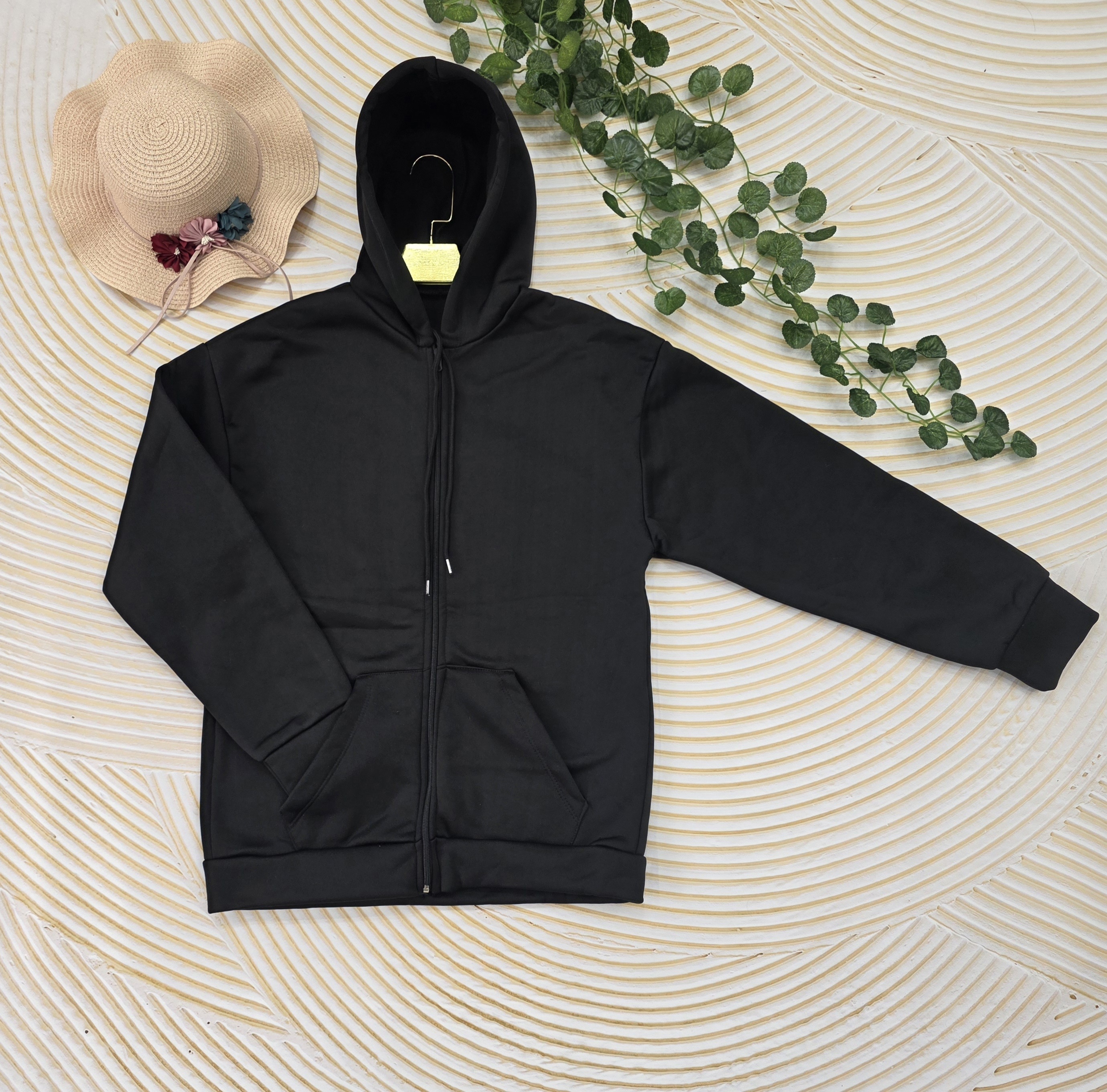 خرید هودی کلاهدار زنانه رنگ مشکی