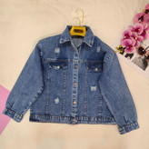 خرید کت جین زنانه رنگ آبی